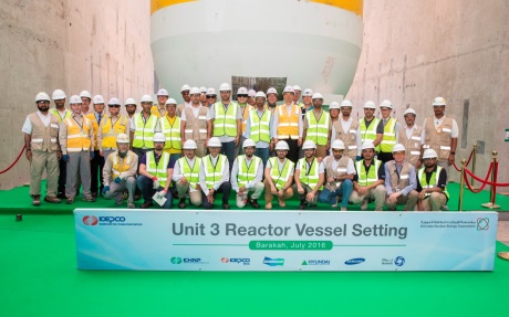 Barakah 3 reactor vessel installed - 460 (ENEC)